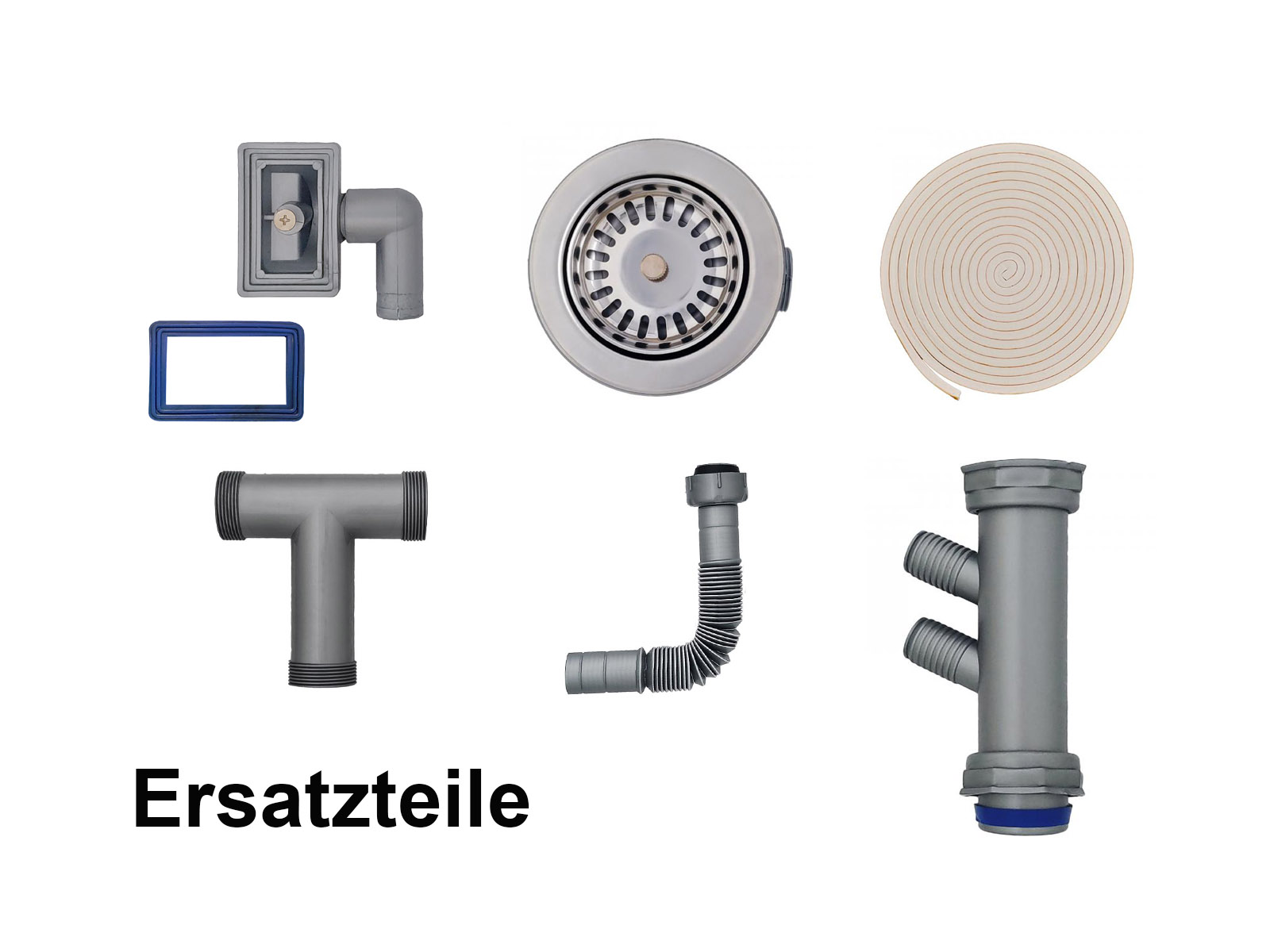 Ersatzteile zum Einbau von Spülen