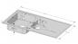 Preview: Keton Edelstahl Einbauspüle 100x50/1.5 Becken & Ruby Armatur