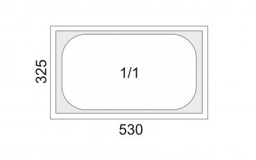GN Behälter 1/1 - 150mm Tiefe