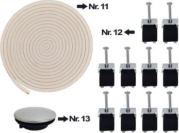 Edelstahl Beckenspüle 1,5 74x44cm