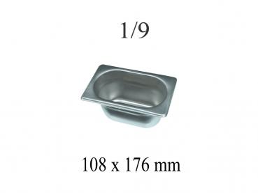 Preview: GN Behälter 1/9 - 100mm Tiefe