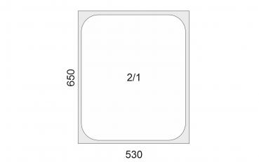 GN Behälter 2/1- Deckel
