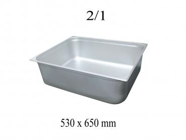 Preview: GN Behälter 2/1- 100mm Tiefe