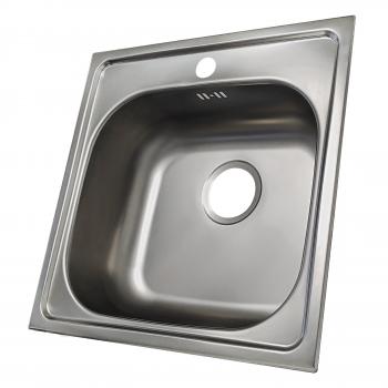 Preview: Keton Edelstahl Einbauspüle 50 x 50 Becken & Ruby Armatur