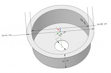 Preview: Campingspüle Edelstahl K38