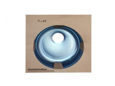 Paslanmaz çelik yuvarlak evye K48