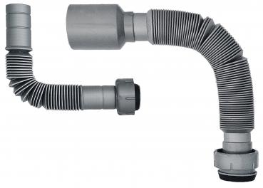 Keton Ablaufgarnitur / Siphon für Spüle mit 2 Becken Komplettset