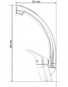 Keton Edelstahl Einbauspüle 78 x 48 cm Oval & Mega Armatur