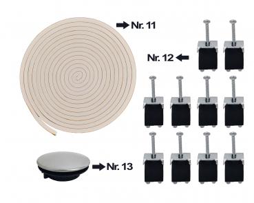 Keton Edelstahl Einbauspüle 100x50 & Blacky Armatur Farbe schwarz