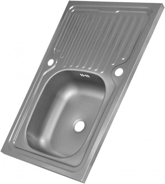 Edelstahl Aufsatzspüle 50x80cm