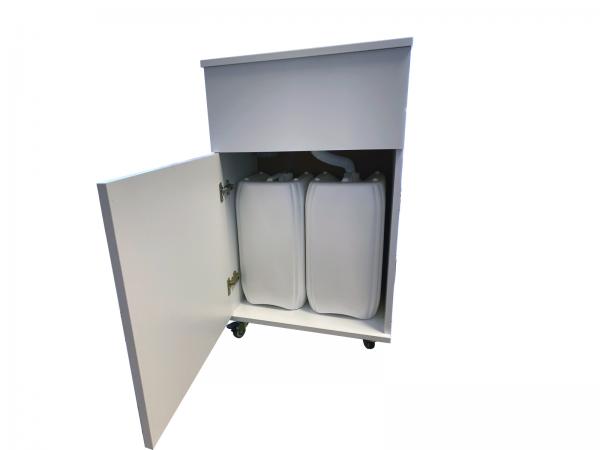 Mobiles Handwaschbecken Spülbecken Waschtisch für Camping Krankenpflege oder auch am Marktstand mit Seifenspender