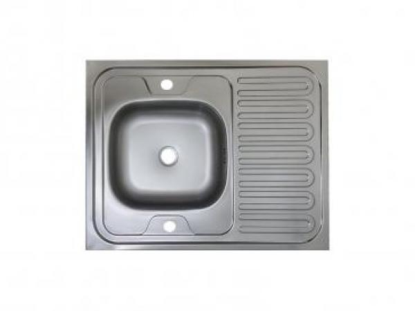 Edelstahl Auflegespüle 60x80cm