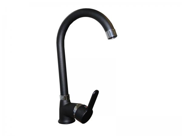 Keton Edelstahl Einbauspüle 100x50 & Blacky Armatur Farbe schwarz