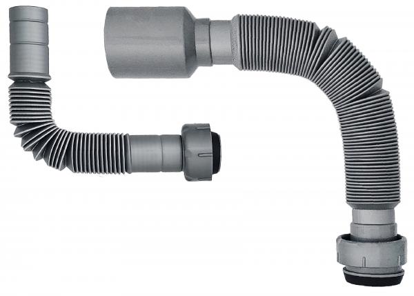 Keton Ablaufgarnitur / Siphon für Spüle mit 2 Becken Komplettset