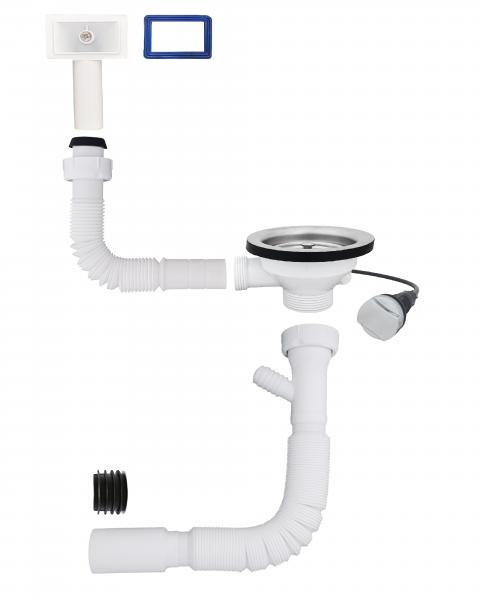 1-Becken Automatische Excenter für Spülen Siphon -Universal