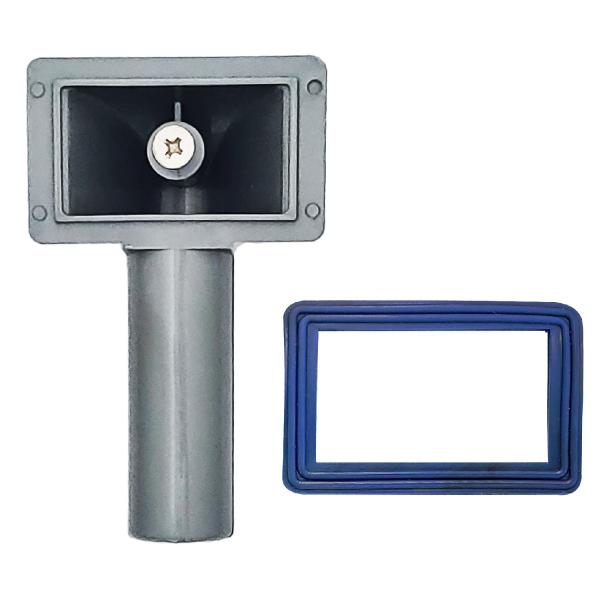 Überlauf mit Dichtfläche