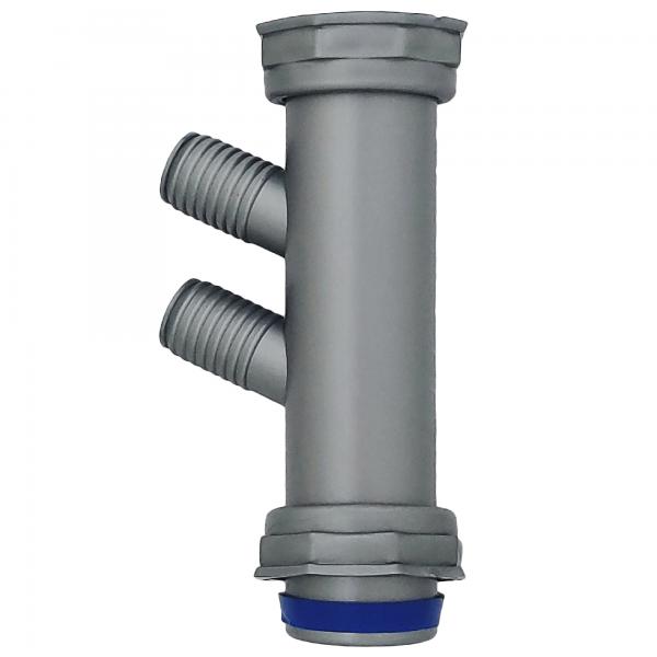 Rohr mit Geräteanschluss