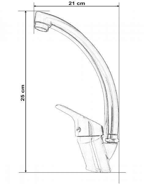 Keton Edelstahl Einbauspüle 86 x 43,5 cm Becken & Mega Armatur
