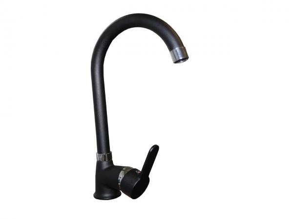 Keton Design Küchen Armatur Blacky - Schwarz 360° Drehbar / Schwenkbar