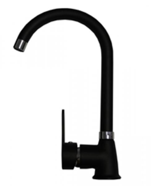 Keton Design Küchen Armatur Blacky - Schwarz 360° Drehbar / Schwenkbar